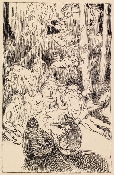Die Brüder auf der Sonninmäki-Heide von Akseli Gallen-Kallela