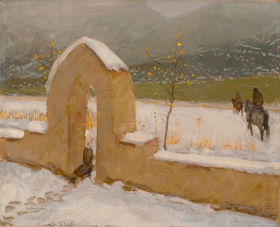 Das Tor in Taos von Akseli Gallen Kallela