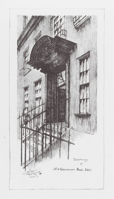 Londoner Gassen: Grosvenor Road von Alan Stapleton