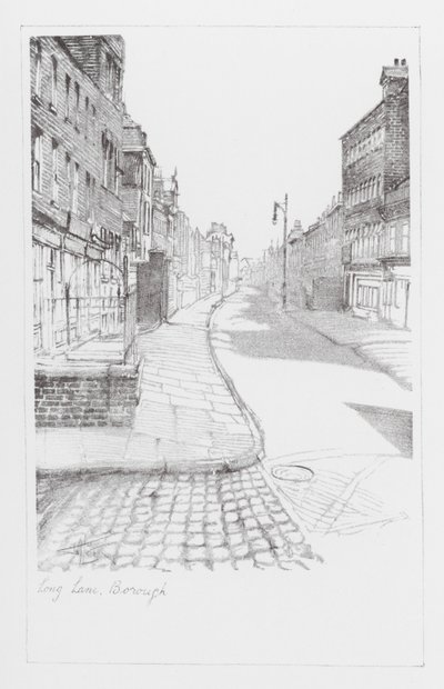 Londoner Gassen: Long Lane, Borough von Alan Stapleton