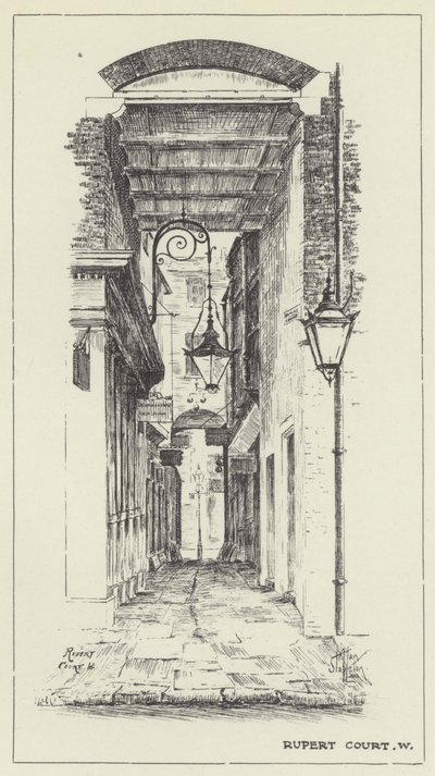 Rupert Court, West von Alan Stapleton