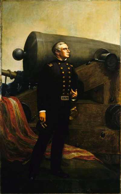 Der erste Schuss auf Fort Sumter (Major Robert Anderson) von Alban Jasper Conant