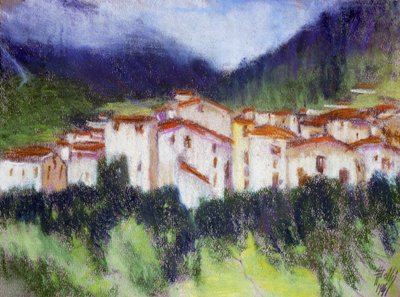 Alpenlandschaft, von Alberico Balbi Valier, Italien von Alberico Balbi Valier