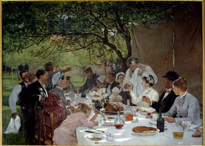 Hochzeitsmahl in Yport von Albert Auguste Fourie