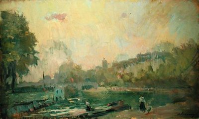 Entlang der Seine von Albert Charles Lebourg