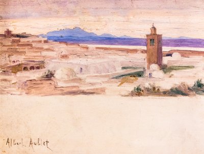 Die Dächer von Tunis von Albert Aublet