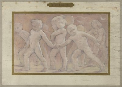 Entwurf für den Festsaal im Hôtel de Ville in Paris: Cotillons von Albert Aublet
