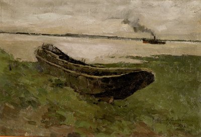 Die Schelde in Doel von Albert Baertsoen