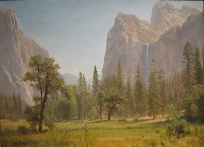 Brautschleierfälle, Yosemite-Tal, Kalifornien von Albert Bierstadt