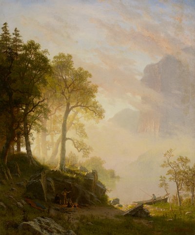 Der Merced River in Yosemite von Albert Bierstadt