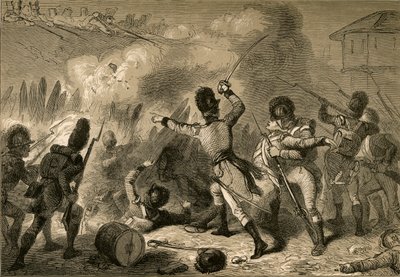 Die Briten werden bei Fort Stephenson zurückgeschlagen, 1878 von Albert Bobbett