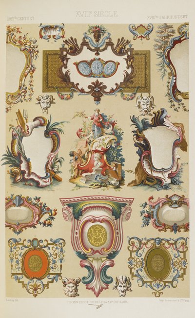 XVIII Jahrhundert, Tafel 93 aus 