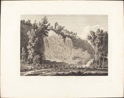 Cascatella Superiore in Tivoli von Albert Christoph Dies