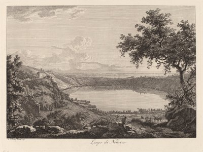Lago di Nemi (Nemi-See) von Albert Christoph Dies