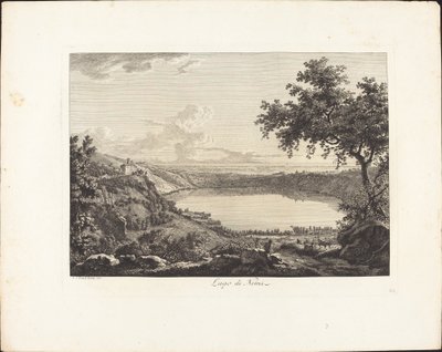 Lago di Nemi von Albert Christoph Dies