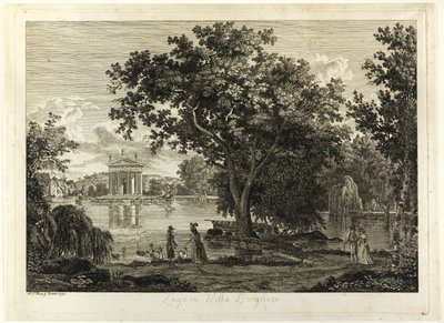 See in der Villa Borghese von Albert Christoph Dies