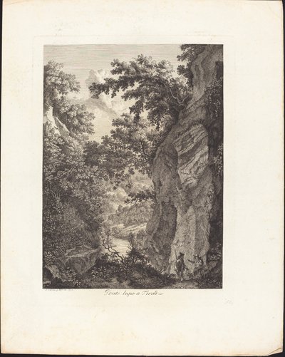 Ponte Lupo in Tivoli von Albert Christoph Dies