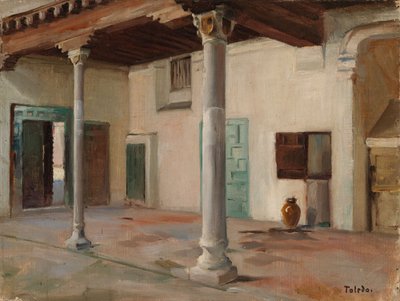 Hof in Toledo von Albert Edelfelt