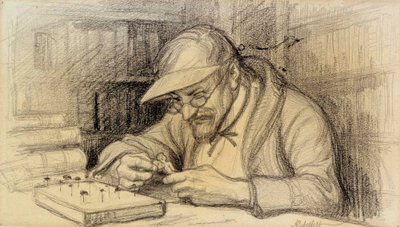 Illustration des kleinen Genies von Albert Edelfelt