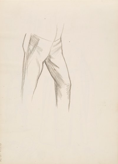 Unterkörper eines Mannes von Albert Edelfelt