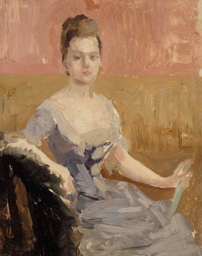 Porträtstudie der Gräfin Augusta Lewenhaupt von Albert Edelfelt