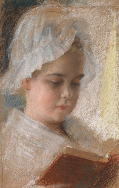 Porträt von Berta Edelfelt, Studie von Albert Edelfelt
