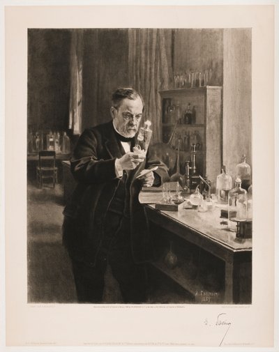 Porträt von Louis Pasteur von Albert Edelfelt