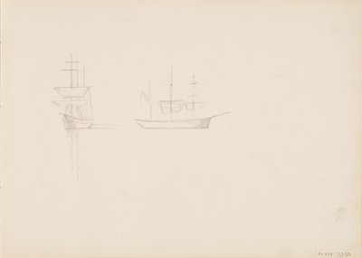 Segelschiffe von Albert Edelfelt