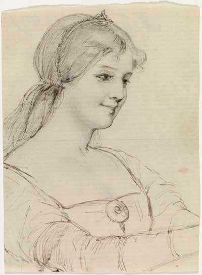Königin Bianca, Skizze von Albert Edelfelt