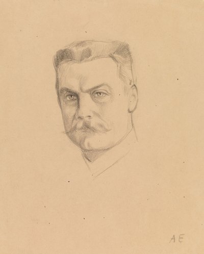 Selbstporträt von Albert Edelfelt