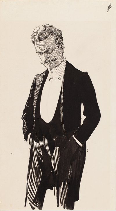 Der Komponist Jean Sibelius von Albert Edelfelt