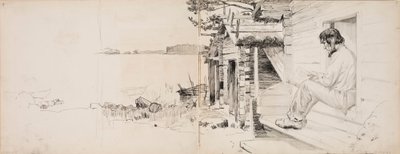 Ohne Titel von Albert Edelfelt