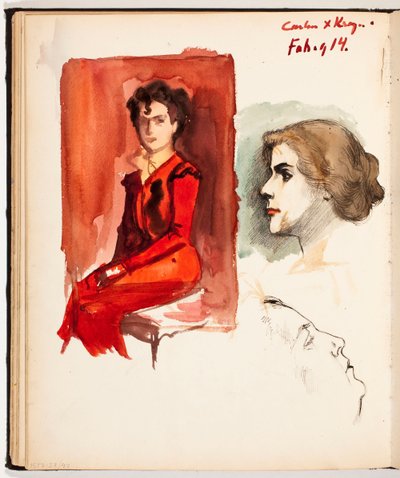 Ohne Titel von Albert Edelfelt