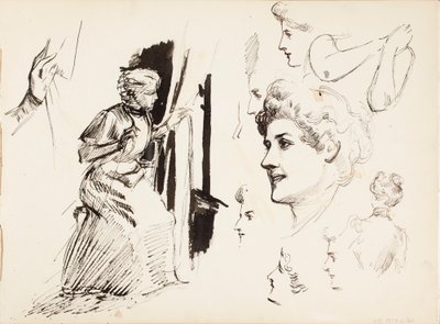 Ohne Titel von Albert Edelfelt