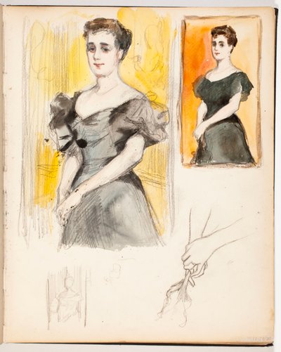 Ohne Titel von Albert Edelfelt