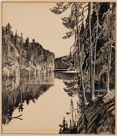 Ohne Titel von Albert Edelfelt