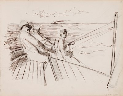 Ohne Titel von Albert Edelfelt
