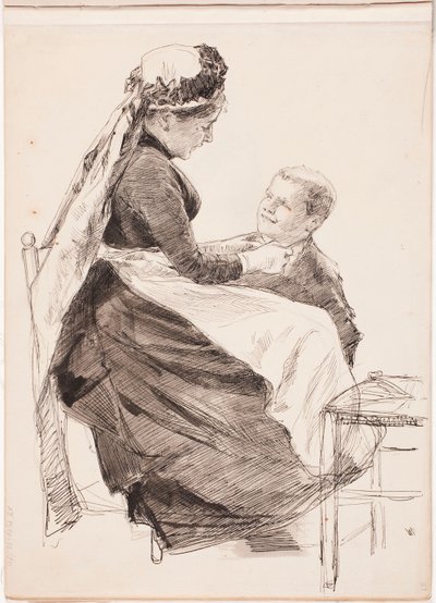 Ohne Titel von Albert Edelfelt