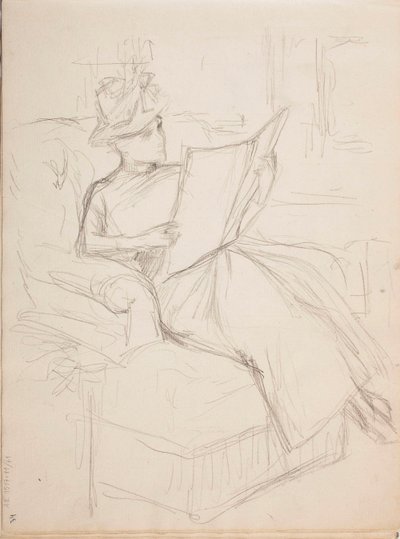 Ohne Titel von Albert Edelfelt