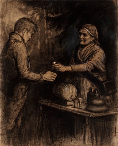 Ohne Titel von Albert Edelfelt