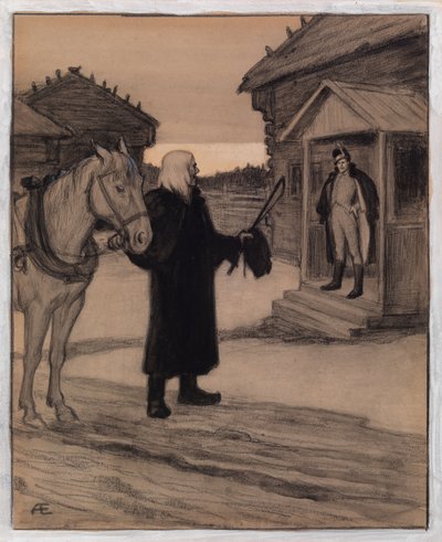 Ohne Titel von Albert Edelfelt
