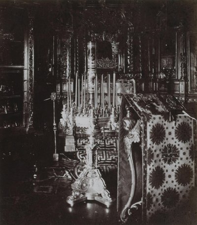 Hauskapelle in der Hütte von Peter dem Großen in Petersburg, 1872 von Albert Felisch