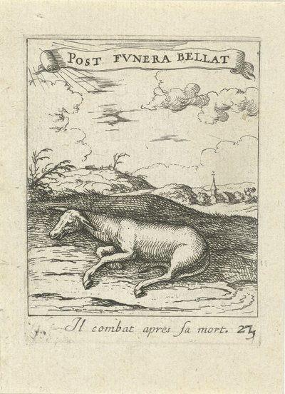 Toter Esel von Albert Flamen