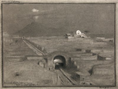 Eine stille Straße, Pompeji, ca. 1904 von Albert Goodwin