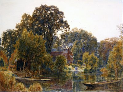 Espen im Herbst von Albert Goodwin