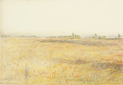 Kornfelder, Hooe. Bexhill am Meer von Albert Goodwin