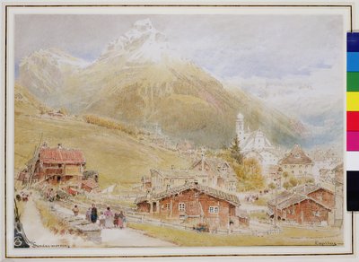Engelberg, Sonntagmorgen, ca. 1909-11 von Albert Goodwin