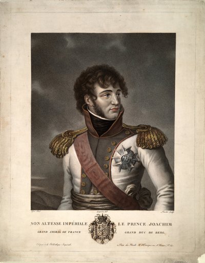 Porträt von Joachim Murat, ca. 1806 von Albert Gregorius
