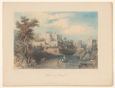 Ansicht von Castello del Catajo in Battaglia Terme von Albert Henry Payne