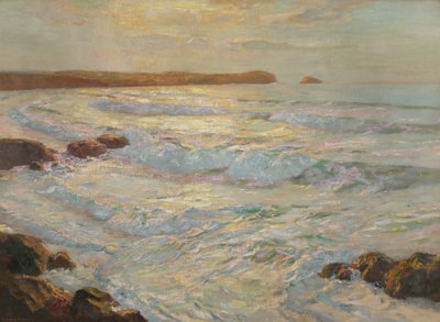 Sommermeer, Newquay, Cornwall, ca. 1920 von Albert Julius Olsson